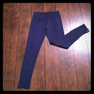 Navy Pull On Skinny Pants